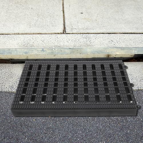Grille emboîtable en plastique avec système anti-retour d'eau
