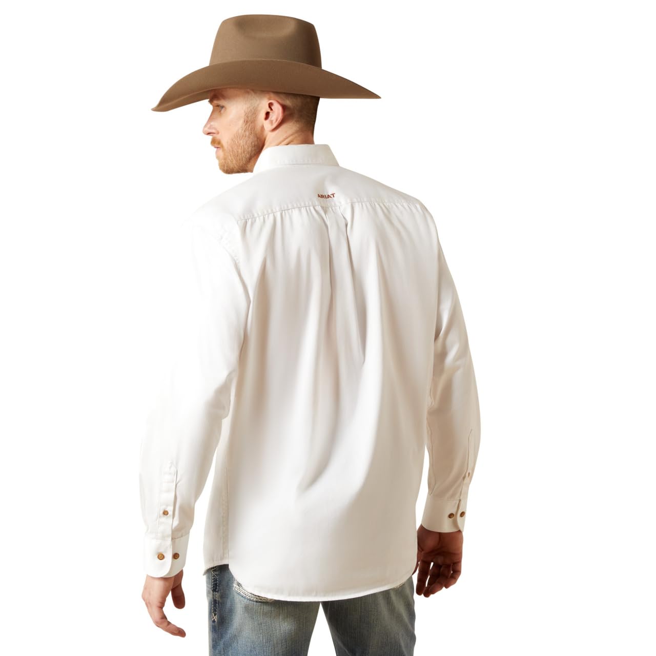 ARIAT Solid Twill Classic Fit Shirt Camicia Uomo (Pacco da 1)