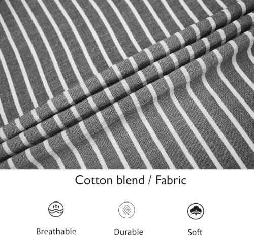 Image of Zombom Men's Regular Fit Vertical Striped Casual Shirt | Full Sleeve Cotton Blend Shirt for Men | Slim Fit Stylish Party