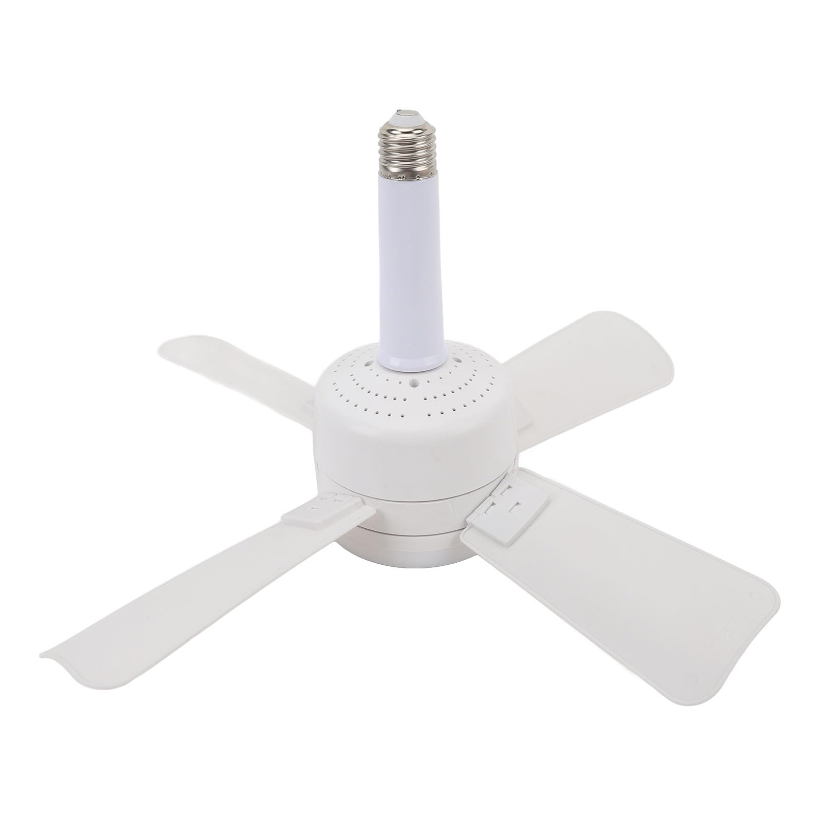 GOWENIC Ventilador de Techo Mini Portátil con Luz LED Regulable Regalo