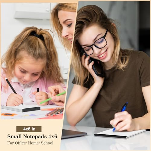 Small Note Pads 4x6 Memo Refills 12 Pack Pocket Writing Pads 4x6 Scratch Pads with 30 Sheets Each Pad Narrow Ruled Notepad 4x6 Lined Paper Note Pads for Work Ruled Mini Memo Pads for Daily Planning - Thumbnail 5