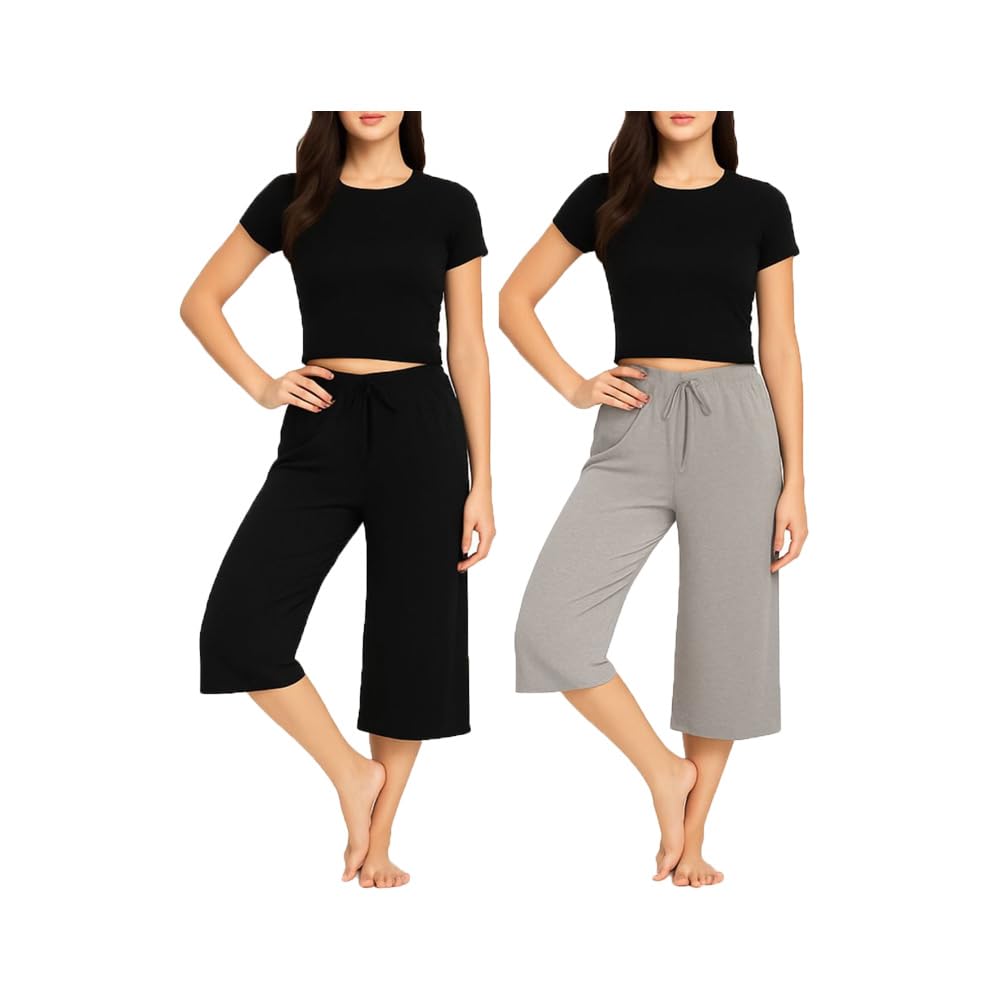 brand flex Women's Loosefit Yoga Pants for Girls 2Pack-picture-13