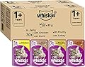 Whiskas 1+ Cat Pouches Casserole Mega Pack Mixed Selection in Jelly 120x 85g