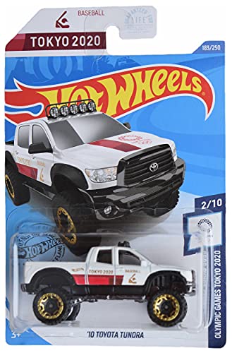 Hot Wheels Toyota Tundra escala 1:64 Blanco miniatura 1