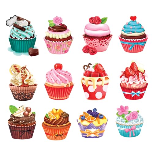 RoseArt - 12 Mini-Shaped - Cupcakes II - Rompecabezas de 500 piezas para niños y adultos miniatura 5