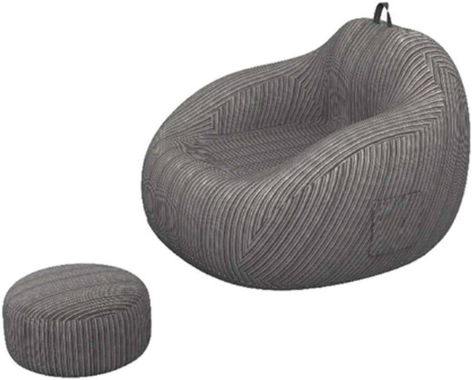 Large Lazy Sofa Cover Chair, Without Padding, Linen Recliner Seat, Bean Bag Cushion, Canopy Sofa, Living Room(D)