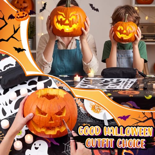 Image of Tioncy 6 Set Complete Halloween Pumpkin Carving Kits Tools Set Bulk