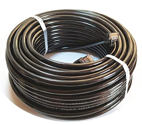 20M CAT6A 屋外 LANケーブル 屋外仕様 2重被覆 PoE対応 カテゴリー6A 屋外用 コネクタ付 インターネットケーブル 紫外線 難燃性 耐候性 高耐久 ケーブルクリップ付属 LAN配線 アウトドア 十字セパレーター 防水 ブラック