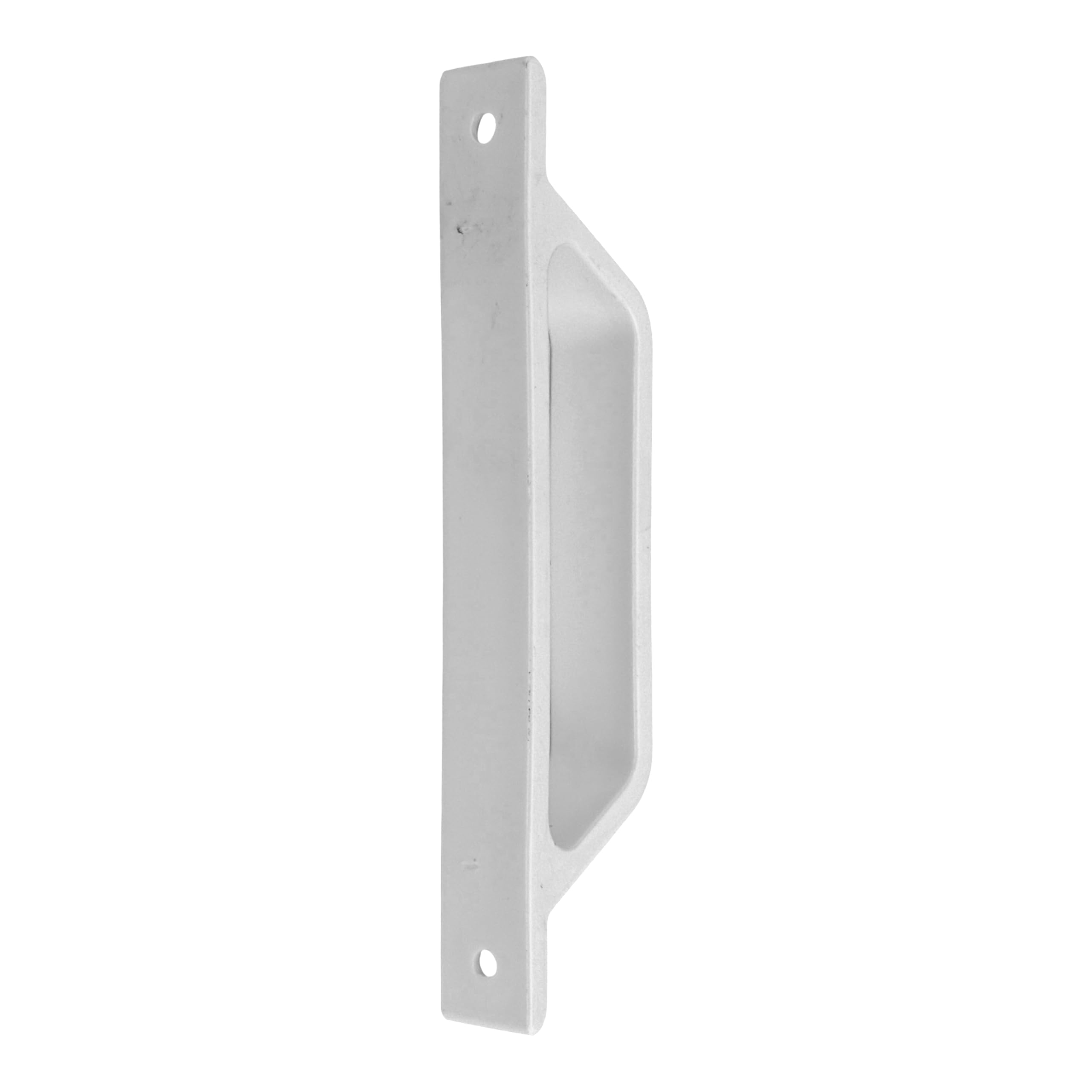 PVC ve Alüminyum Sineklik Tutamağı Beyaz Plastik D Kol Kulp 12cm