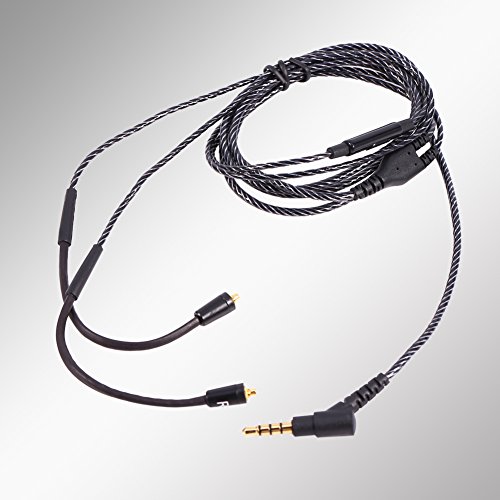 Queen.Y Vervang Audiokabel Vervang Upgrade Audiokabel Snoer 3. 5 Mm Jack Voor Shure Se535 Se425 Se315 Se215 Se846… - Afbeelding 6
