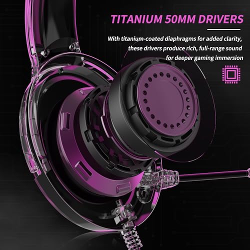 Image of BINNUNE Gaming Headset with Mic for PS4 PS5 Xbox Series X|S Xbox 1 PC NS, Wired Gaming Headphones with Microphone for PS 4|5 Xbox1