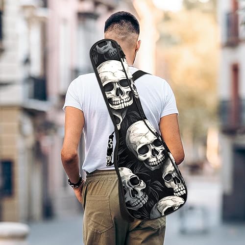 Waterproof Oxford Cloth Ukulele Bag Fairy with Bird and Flower Durable & Stylish Ukulele Case with Storage Funny Skull Pattern - Les Beatles, Paul McCartney, John Lennon, RIngo Starr, George Harrison Waterproof Oxford Cloth Ukulele Bag Fairy with Bird and Flower Durable & Stylish Ukulele Case with Storage Funny Skull Pattern – Image 6