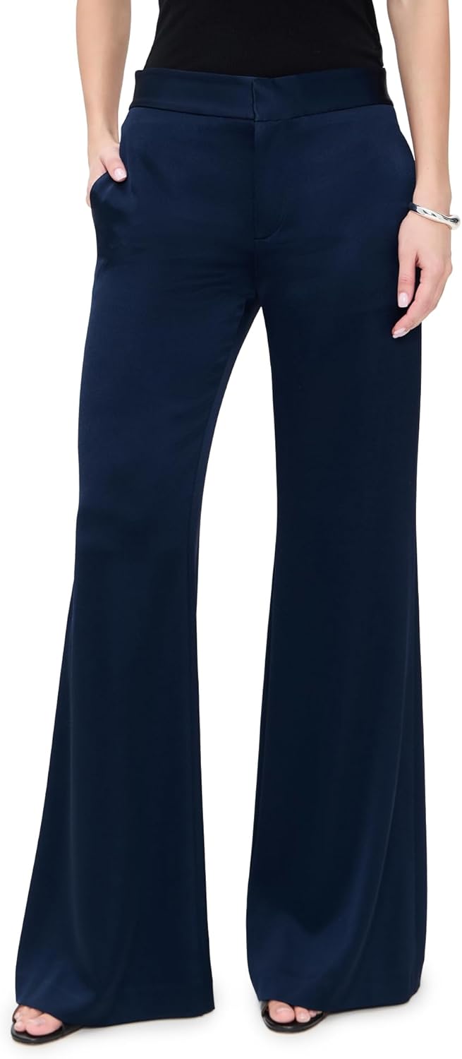 alice + olivia Women's Shane Slouchy Wide Leg Pants