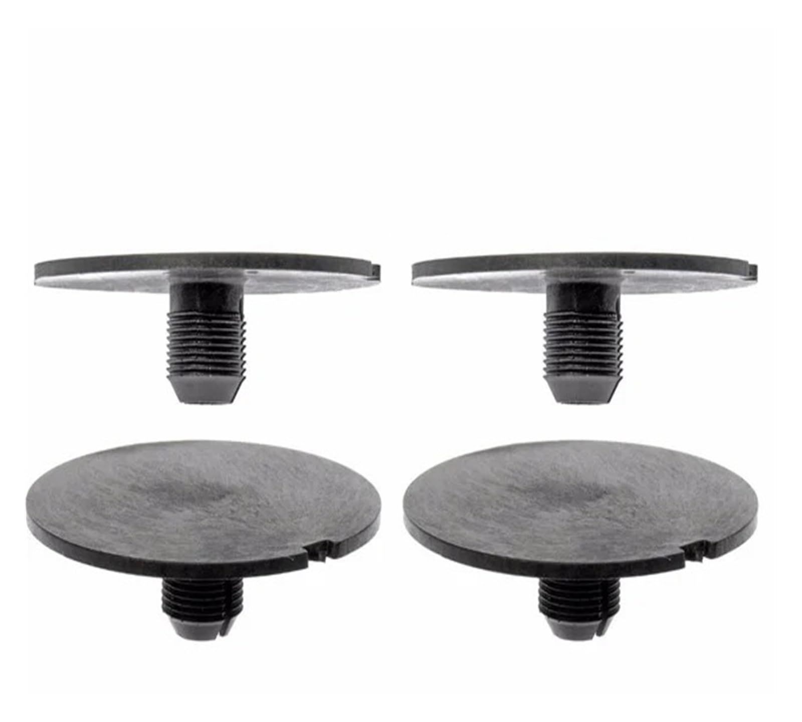 Muzhen Store Entretoise d'insertion en plastique de ressort à lame arrière (4 pièces) for 1999-2000 compatible avec Cadillac / 1989-2019 compatible avec Chevrolet / 1996-2004 compatible avec les modèl