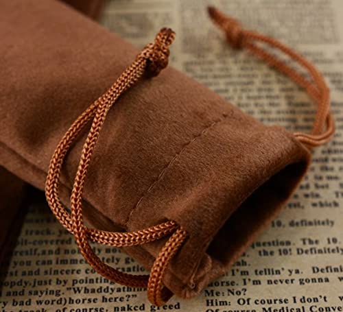 Vingobow 4/4 Full Size Violin Bow Velvet Bag For Single Violin/Viola/Cello/French Bass Bow Protection Case Dust Cover #TOP1