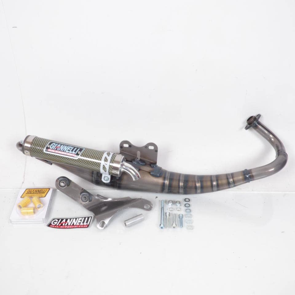 Tubo de escape Giannelli para scooter Aprilia 50 SR R de 2004 a 2009 nuevo