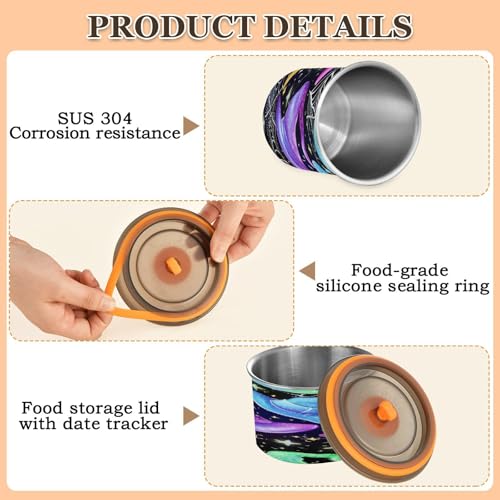 Envase Hermético de Acero Inoxidable para Café 17oz miniatura 4