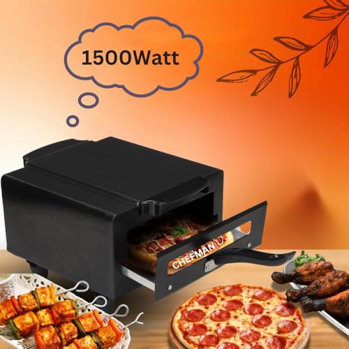 Image of Chefman 10-Inch Heavy-Duty Electric Tandoor | 1500W Heating Element for Quick and Even Cooking | Versatile Appliance for Grilling, Baking, Roasting, and Authentic Tandoori Cooking at Home