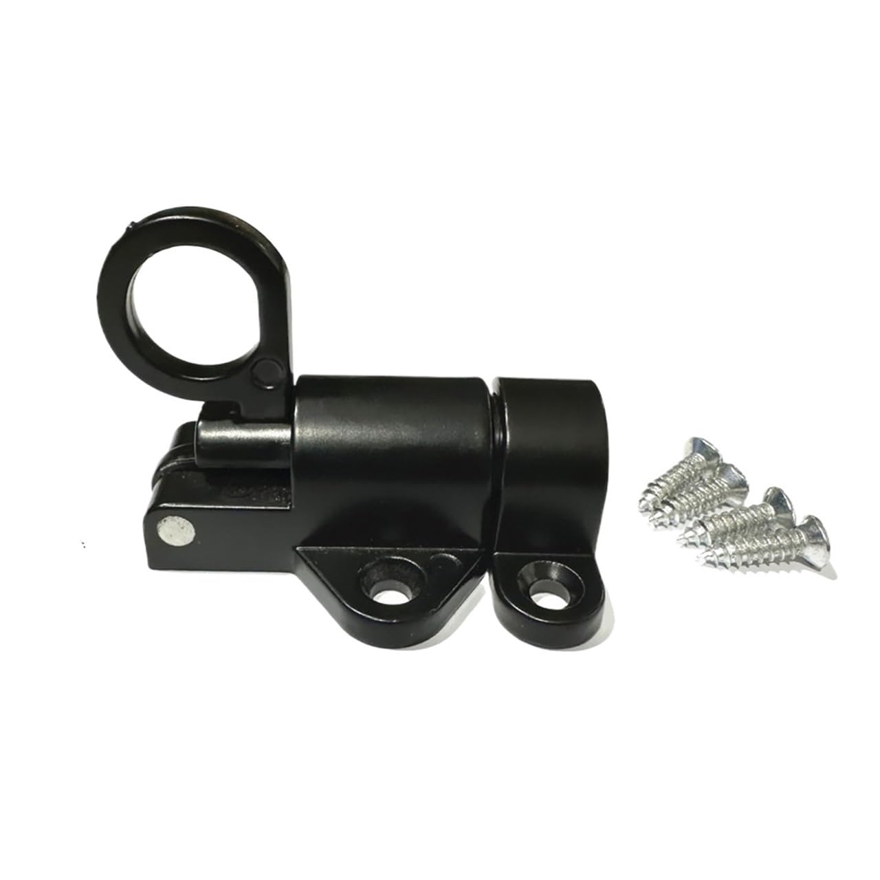 Eowstar Black 2Pcs Automatic Spring Door Latches, Push Bolt Sliding Locks For Gate