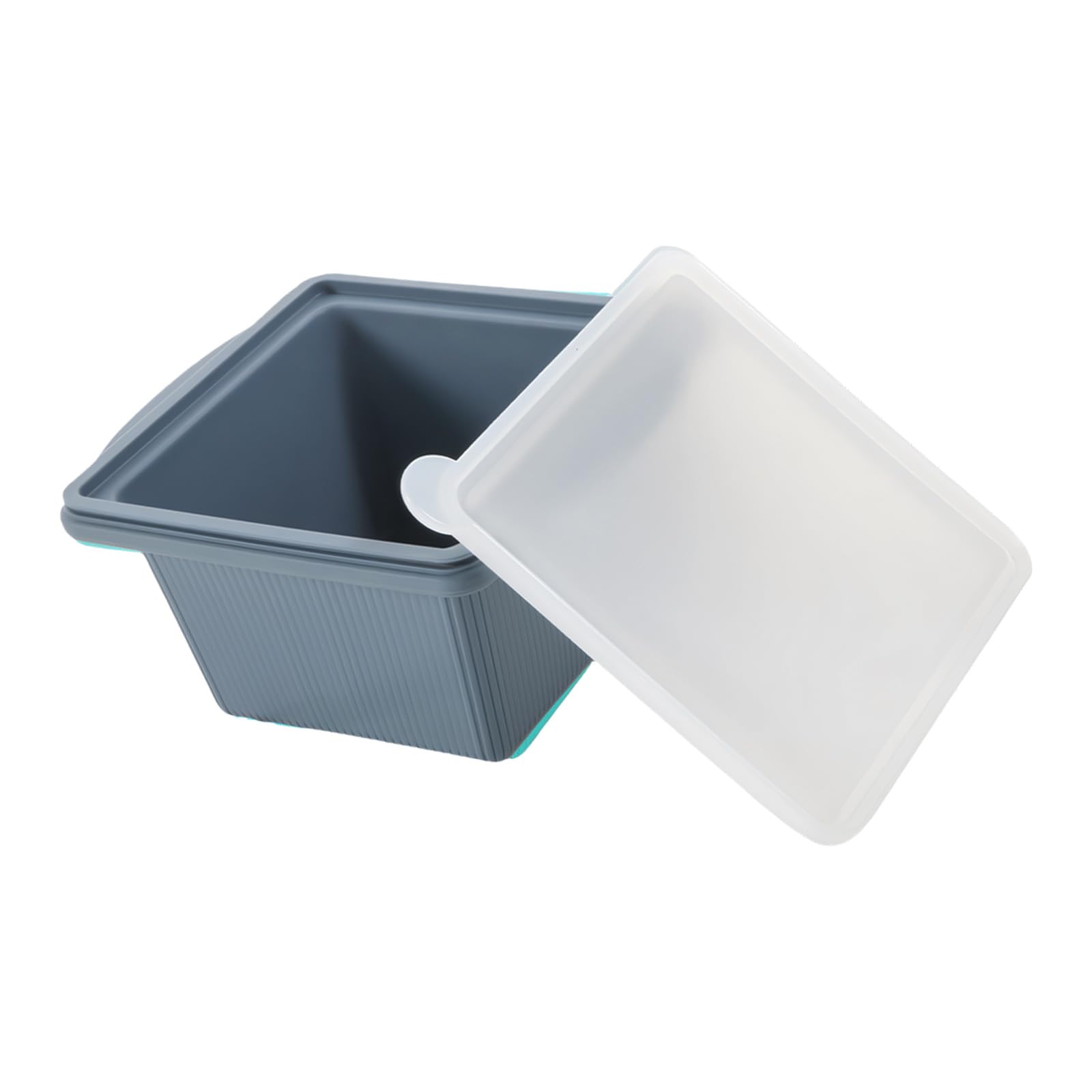 OSNIYAW Silicone Freezing Soup Molds with Metal Frame for Enhances Durability and Easy Cleaning Large Ice Cubes Molds Freezer Tray for Easy Demolding Space Saving Soup Ice