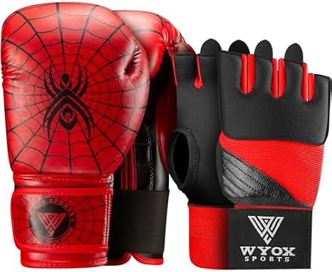 WYOX Boxing Gloves Bundle – Inner Gloves for Adults + Kids Boxing Gloves | Durable, Comfortable & Supportive Gear for Training, MMA & Martial Arts image 5