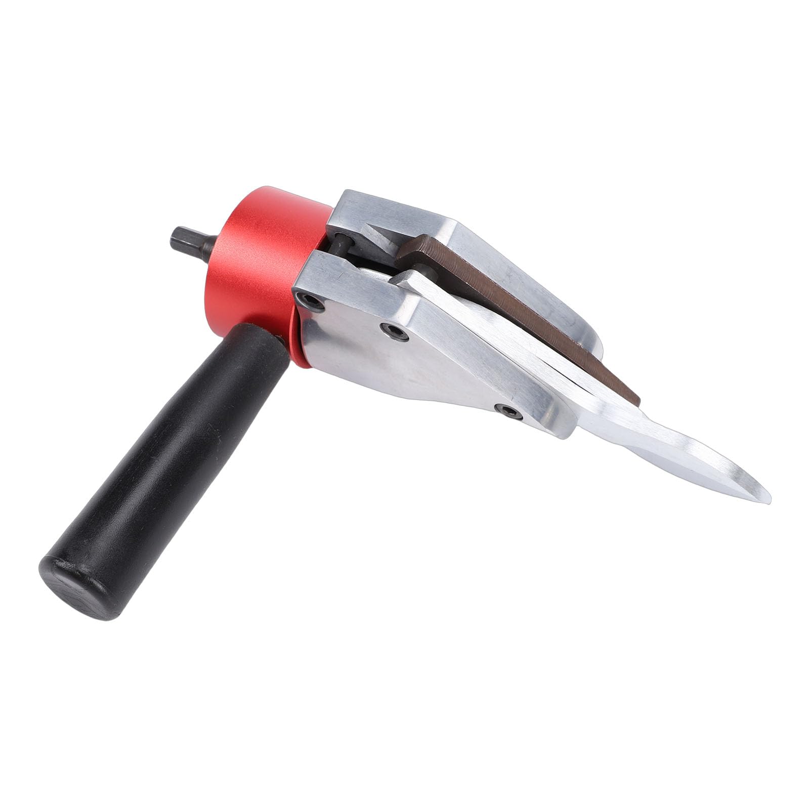 Cisaille à Tôle, Accessoire de Perceuse, Poignée Rotative, Acier