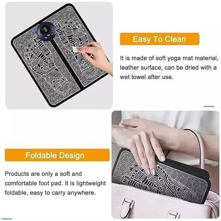 Caltexmart Foot Massager-Wireless Ems Massage Machine,Rechargeable,Portable,&Foldable Design. 8 Modes,19 Intensity Levels For Ultimate Pains-Reliedp. (MEDIUM) Caltexmart Foot Massager-Wireless Ems Massage Machine,Rechargeable,Portable,&Foldable Design. 8 Modes,19 Intensity Levels For Ultimate Pains-Reliedp. (MEDIUM)