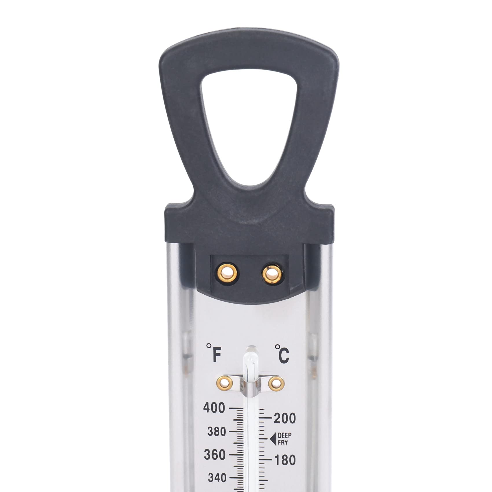 Termómetro de acero inoxidable con clip para olla, guía de temperatura rápida