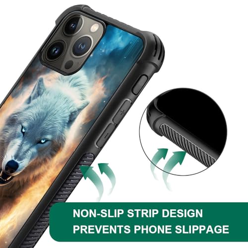 Coque iPhone 15 Pro Max loup blanc idéale pour sécuriser votre smartphone au quotidien