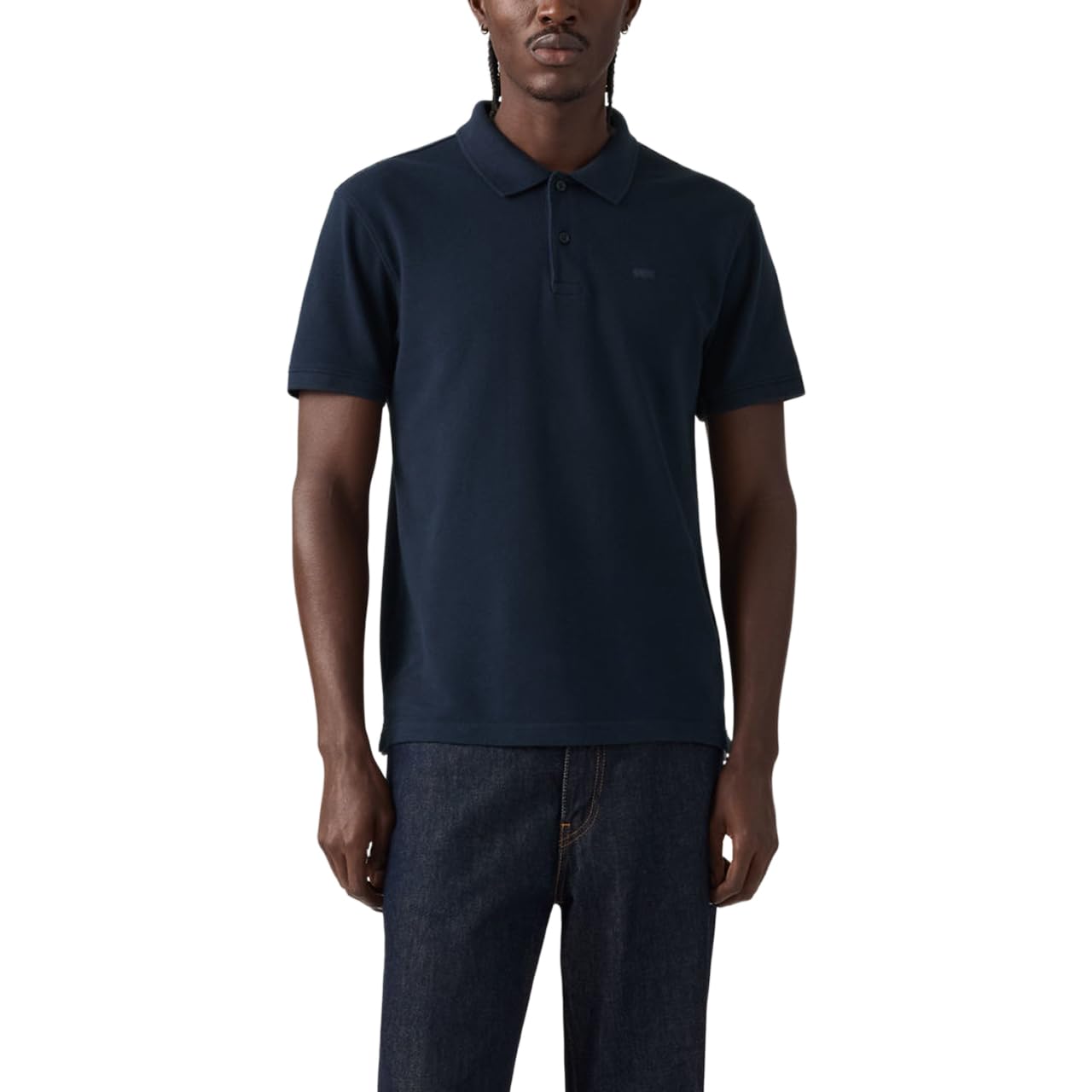 Levi's Men's Navy Blazer - Blue Short Sleeve Polo Shirt Original With Piqué Texture, Standard Fit, Blue (Navy Blazer), M
