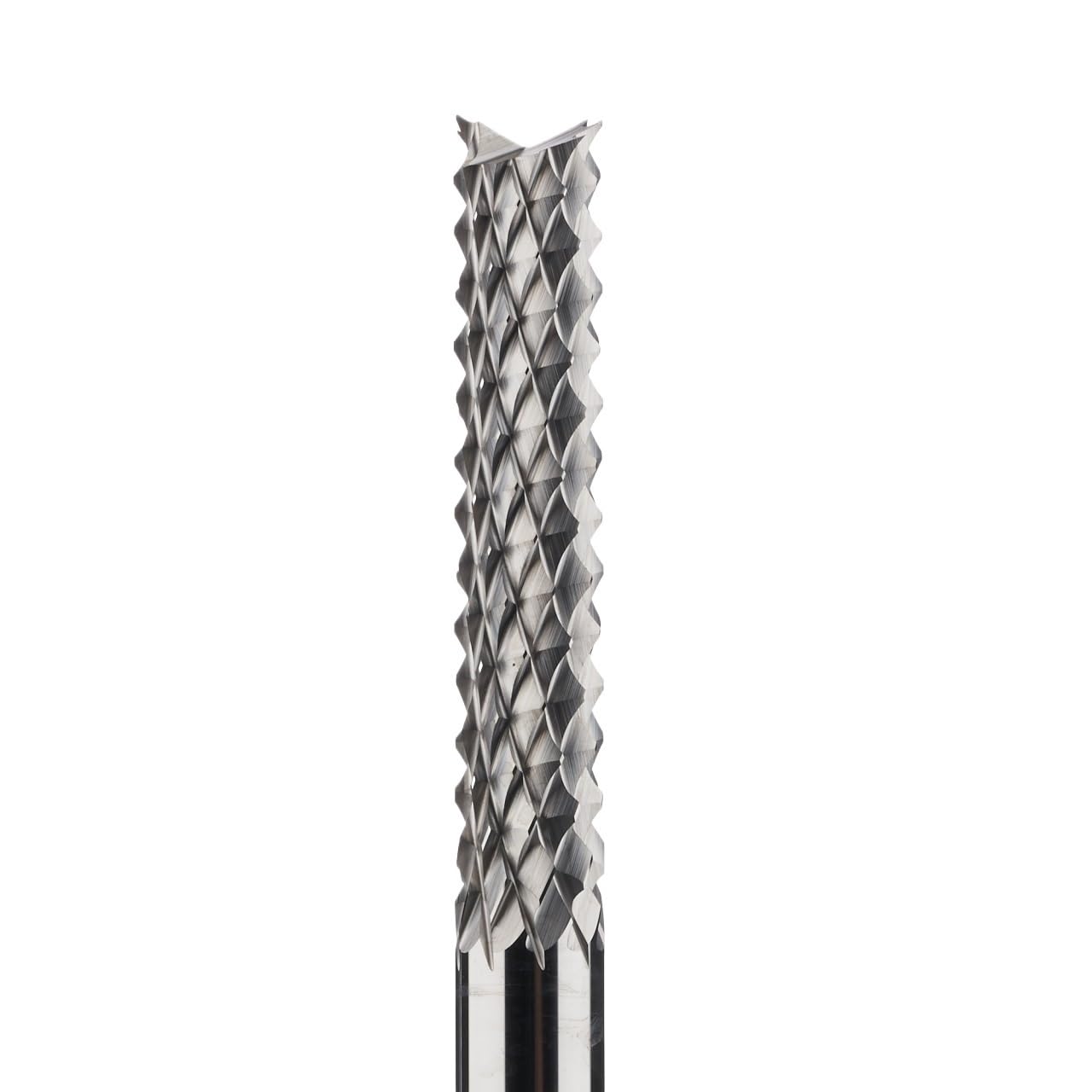 Fresa de carburo for PCB, brocas de corte de maíz de 3,1-8 mm, herramientas de corte CNC for PVC, nailon, plástico y madera.(1pc-D6.0-52-D6)