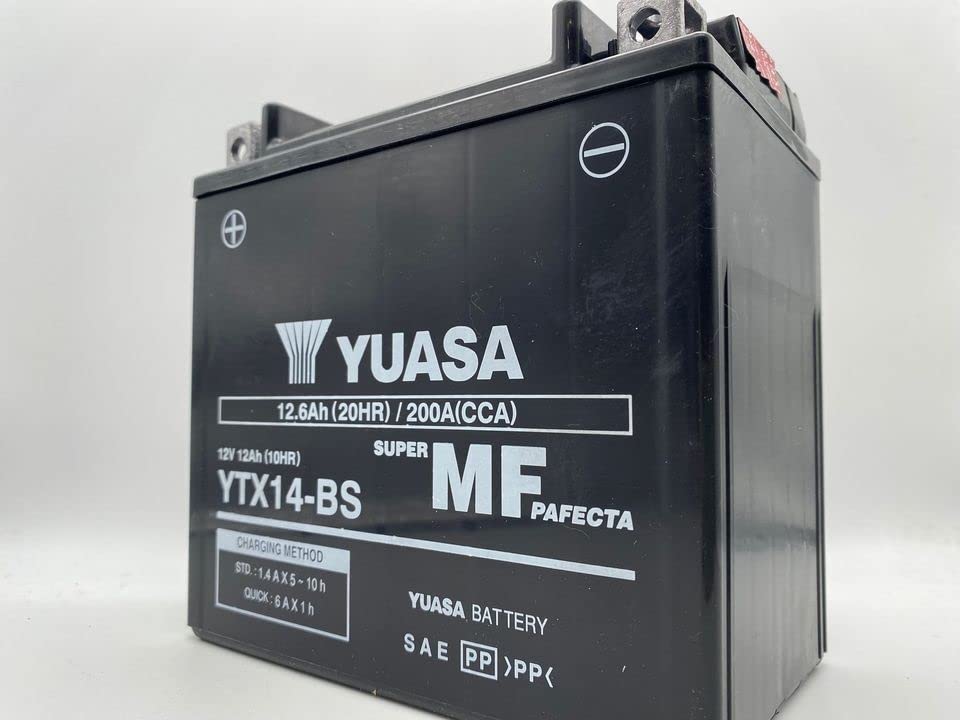 Yuasa YTX14-BS Batteria di ricambio per BMW R 1200 GS ADV 2006