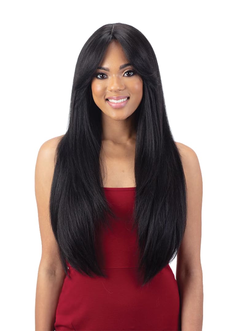 Mayde BeautyCandy Curtain Bang Lace Front Wig BELLAMY (HI-Hottie)