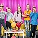 2 Stück Fuchsia Glitzer Lametta Vorhang Pink Lila 1m x 2m Fransen Lametta Vorhänge Party Luftschlangen Glänzende Hintergrund Vorhänge für Geburtstag Party Abschlussball Foto Requisiten