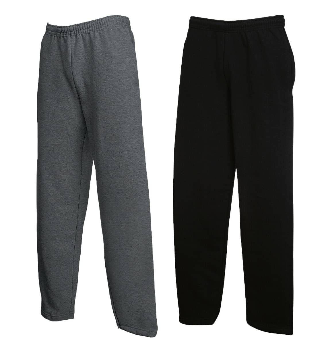 Fruit of the Loom Men's Open Hem Sports Trousers, M