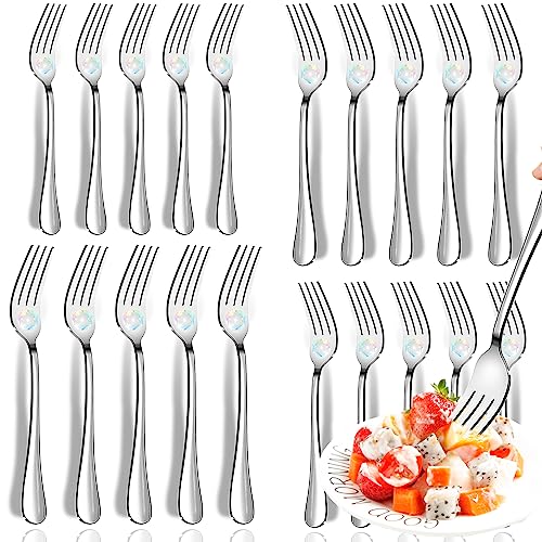 Dinner Forks and Salad Forks Silverware Set Of 20 Pieces, Stainless Steel Forks, Mirror Polished Fork Set, Cutlery Utensils Set of forks, Apartment Essential Flatware