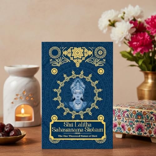Image of Shri Lalita Sahasranama Stotram: The one Thousand Name of Devi | श्री ललिता सहस्रनाम स्तोत्रम: देवी के एक हजार नाम [Premium Hardbound Edition]- (In ... Gift for Wisdom | Divine daily chanting