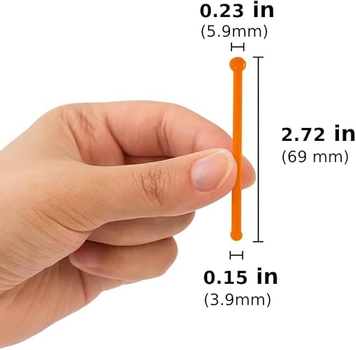 Miniatura 3 de Cucharas medidoras 2 en 1 de doble cara de 5 a 10 mg y 25 a 35 mg miligramos mg cucharas medidoras  Capacidades de 0.0 fl oz y 0.0 fl oz