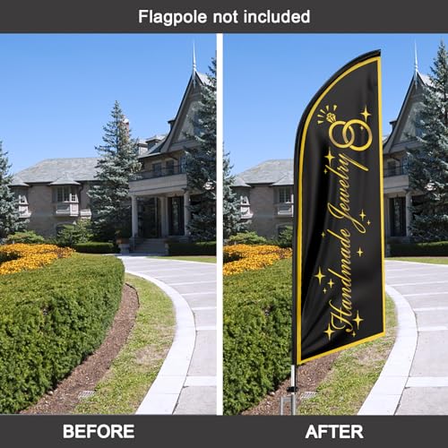 Drapeau en polyester pour attirer les clients en magasin