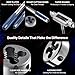 80pcs Tap and Die Set, Metric and Standard Threading Tool Kit for Cutting and Repairing Internal & External Threads, NC/NF/NPT Compatible