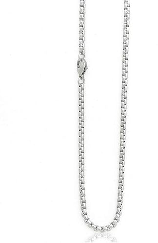 Miniatura 2 de Chain necklace, 3MM Square Rolo Stainless steel chain necklace for women men, Silver chains 16-30 inch available