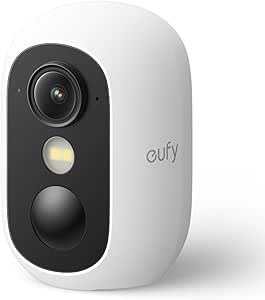 eufy Security eufyCam C35, Wireless Security Camera, Outdoor and Indoor, Magnetic Mount, Colour Night Vision, Subscription-Free On-Device Storage, IP67, Supports Solar Panel, White asin的图片