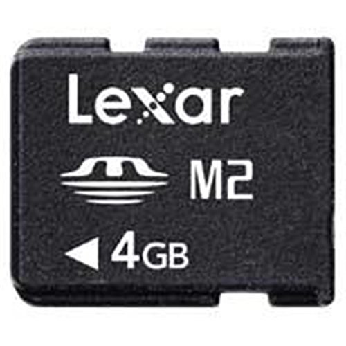 Lexar Carte Mémoire Memory Stick (M2) 4 Go Sans Adaptateur Noir Mark 2 LMSM4GBASBEU