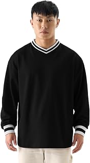 The Souled Store Men's Cotton Solid Oversized Fit T-Shirt Price In India