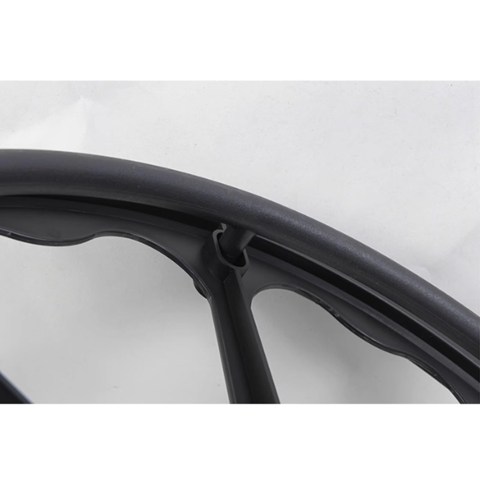 Rueda Trasera For Silla De Ruedas De Nailon Macizo Negro, Resistente Al Desgaste, Amortiguadora, Repuesto De Rueda Trasera For Silla De Ruedas De 24 Pulgadas