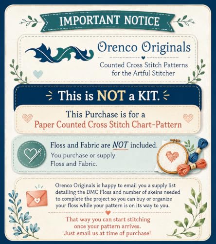 Image of Orenco Originals Counted Cross Stitch Pattern Inspired by William Morris | Woodland Pheasant - Finished Size: 10 inch (140 stitches) x 16 inch (224 stitches)