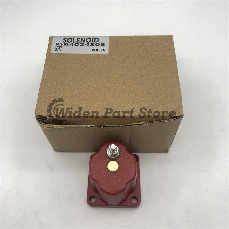 4024808 3408421 134076 Stop Solenoid 24V 1 Terminal for M11 ISX15  