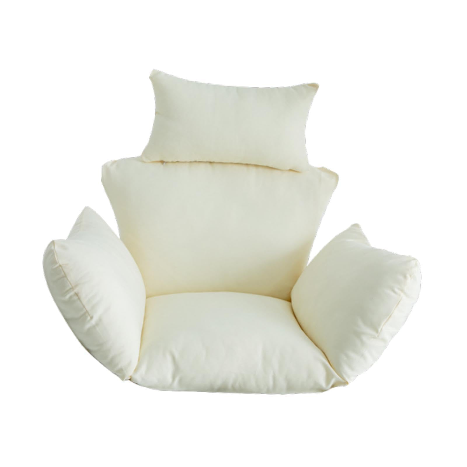 Coussin de siège suspendu beige pour des moments de détente au jardin
