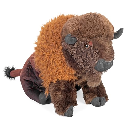 Peluche bison Wild Republic 38 cm, le compagnon des histoires du soir