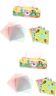 Toyvian 2 Peças Brinquedos Educativos Infantis 12 Meses Brinquedos Cachecóis Para Crianças Brincar Brinquedo De Criança Fofo Bichos De Pelúcia Brinquedos Para Bebês Brinquedos Macios